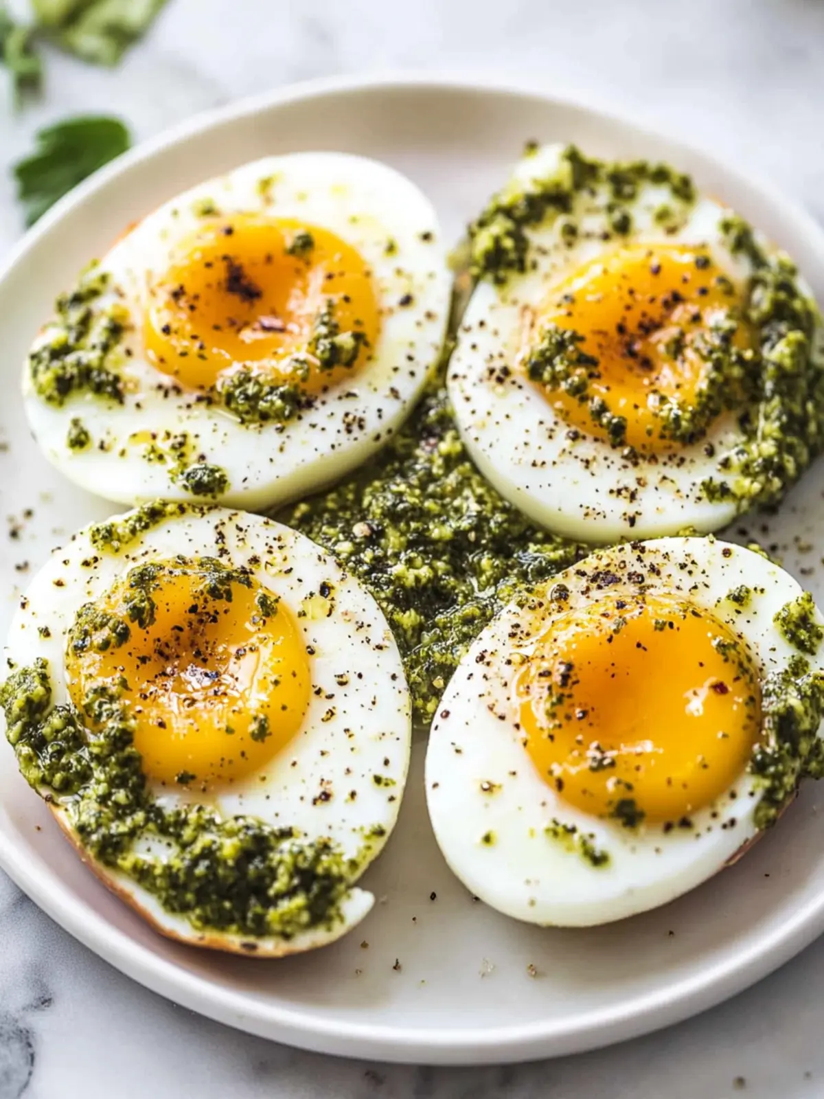 Pesto Eggs