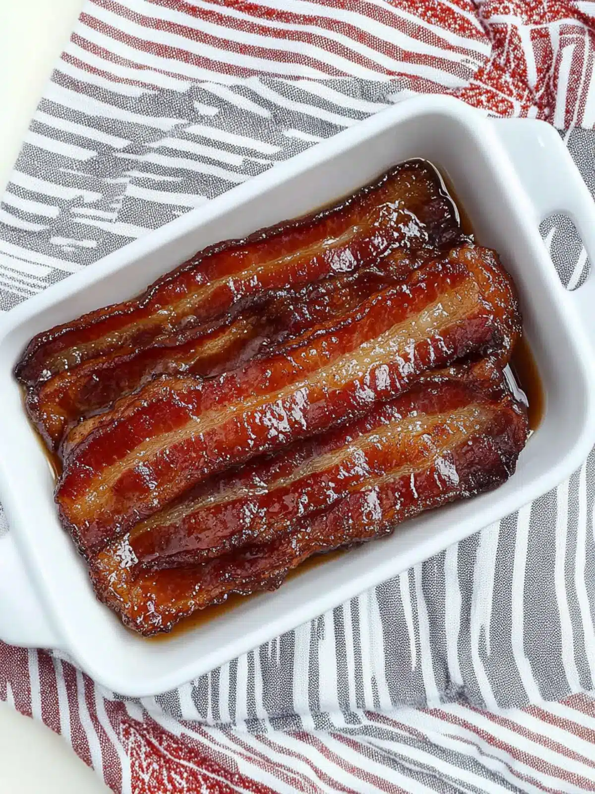 Maple Brown Sugar Candied Bacon