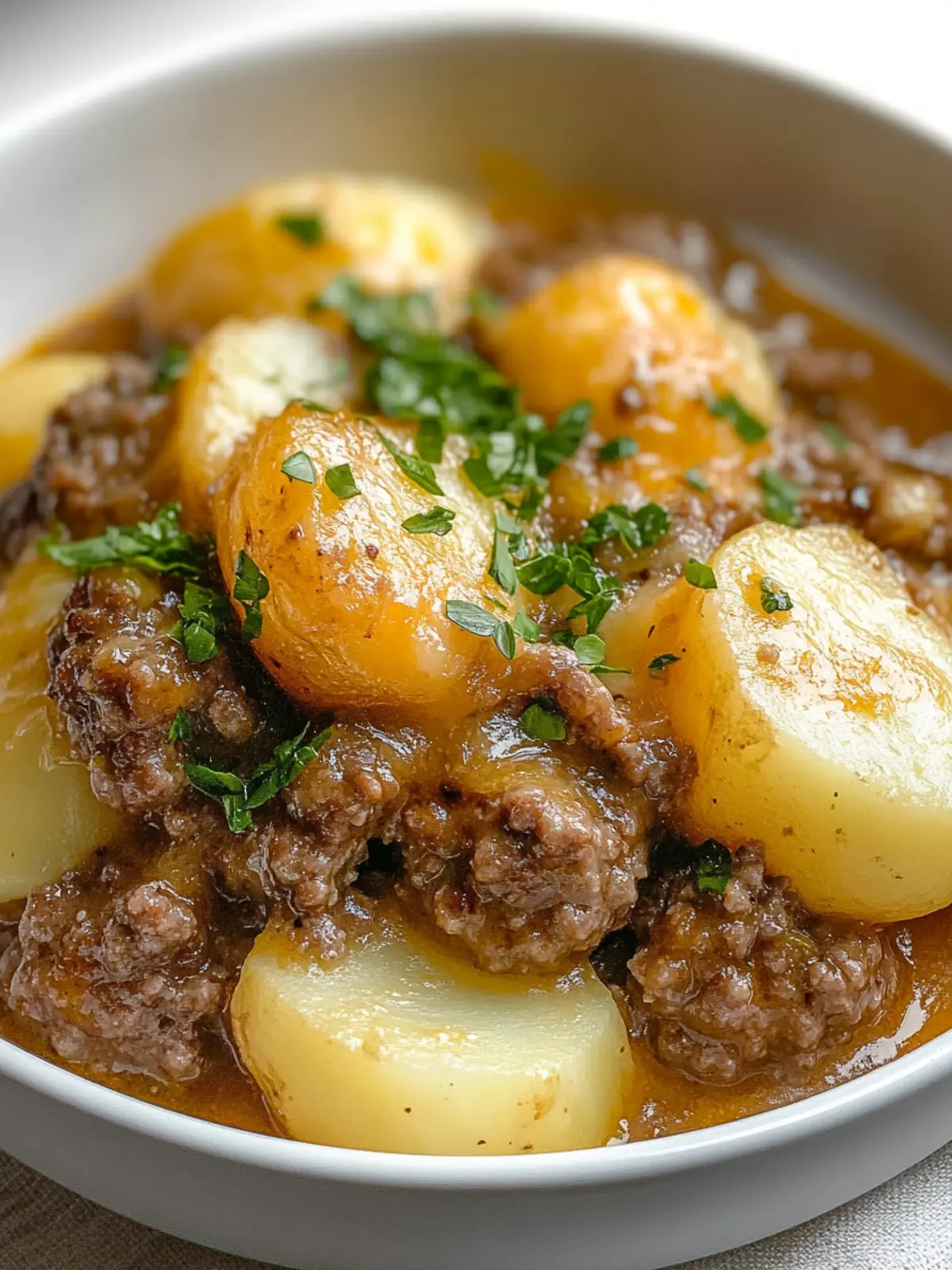 Crockpot Hamburger Potato Casserole