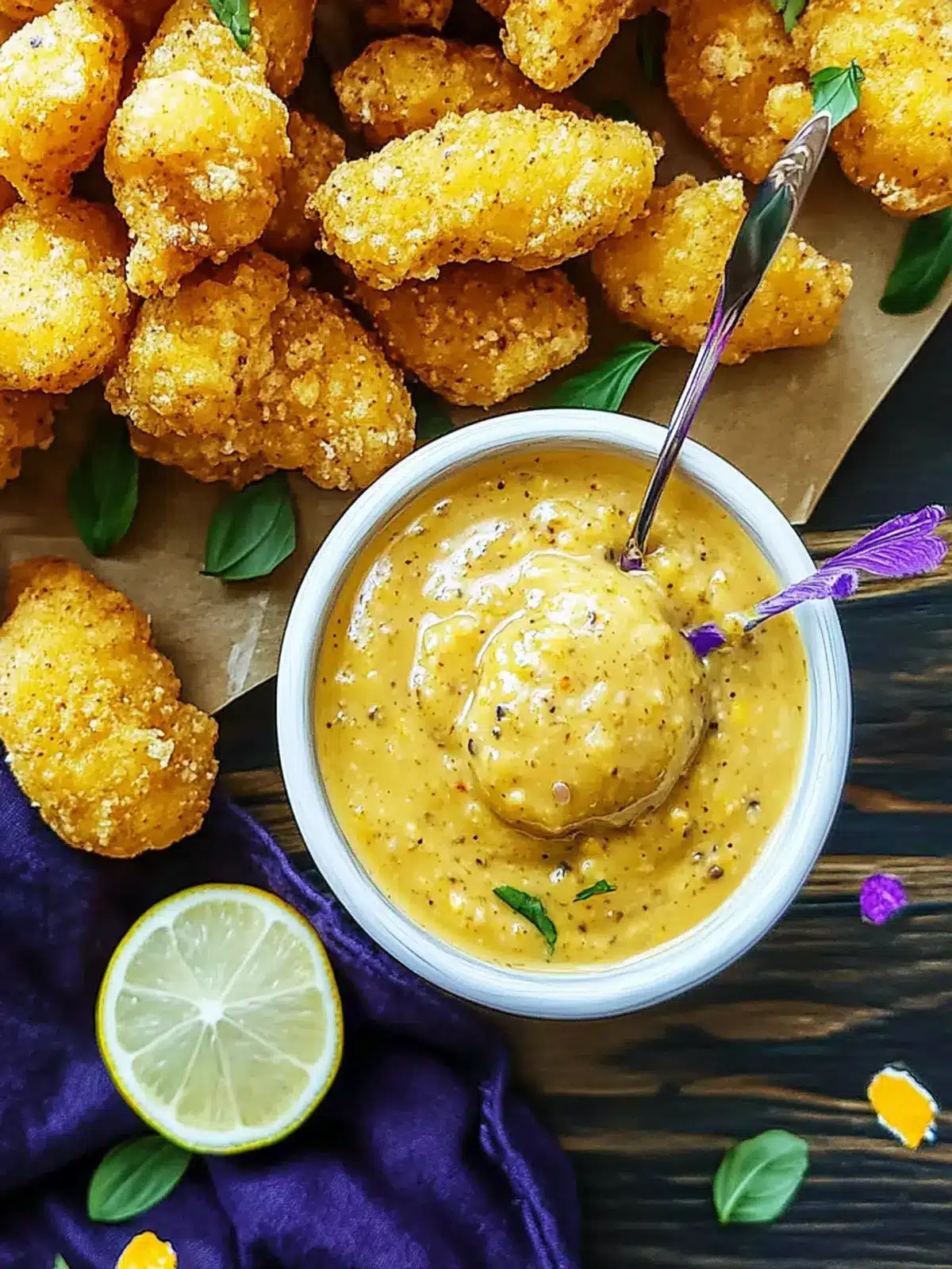 Sweet and Spicy Mardi Gras Mustard