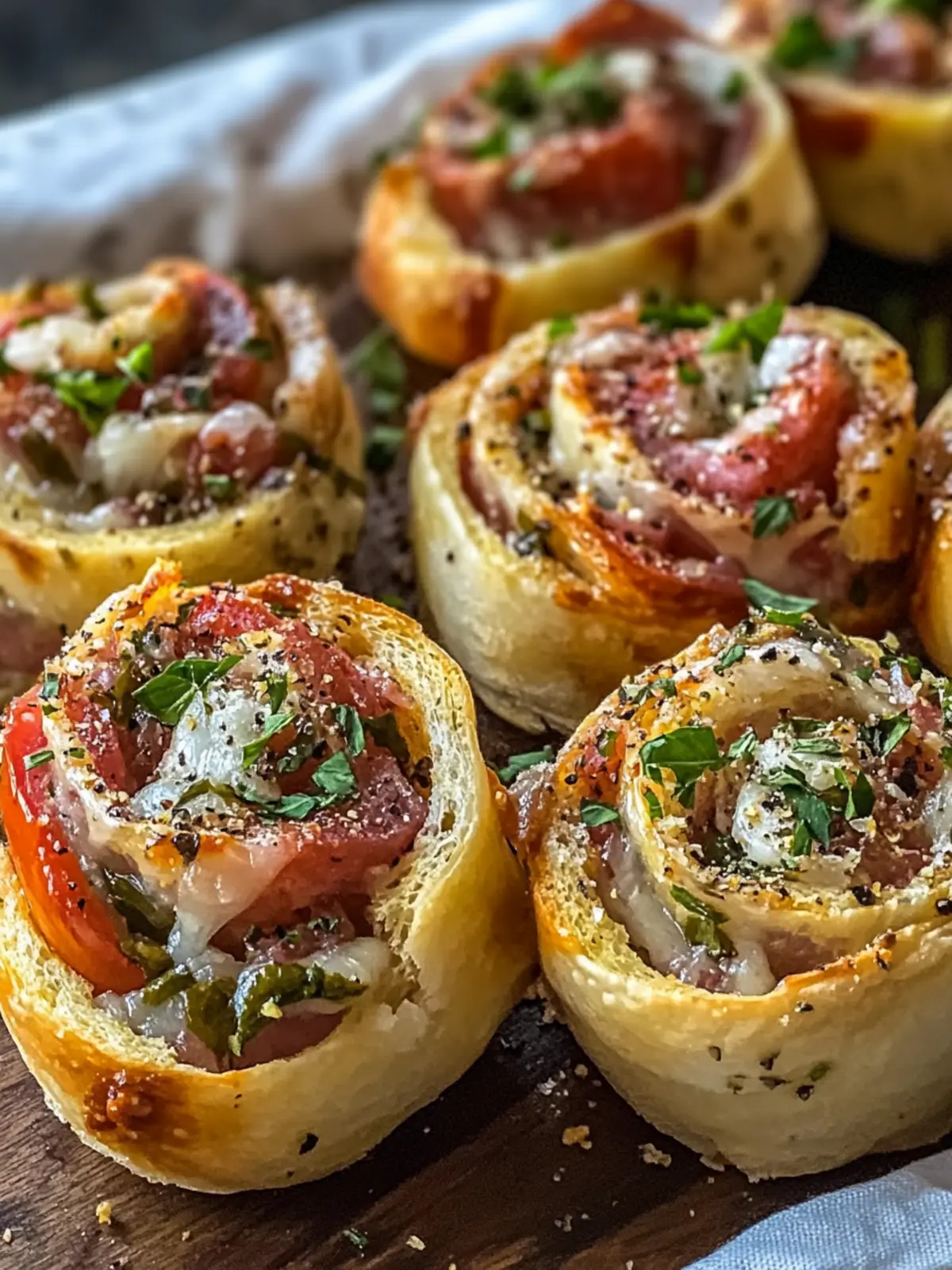 Muffuletta Pinwheels Recipe