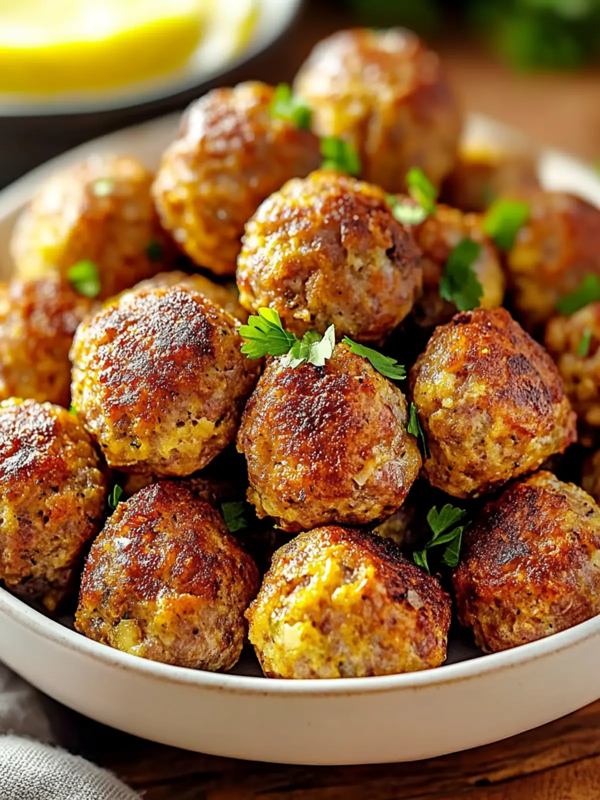 Golden-Brown Baked Sausage Balls