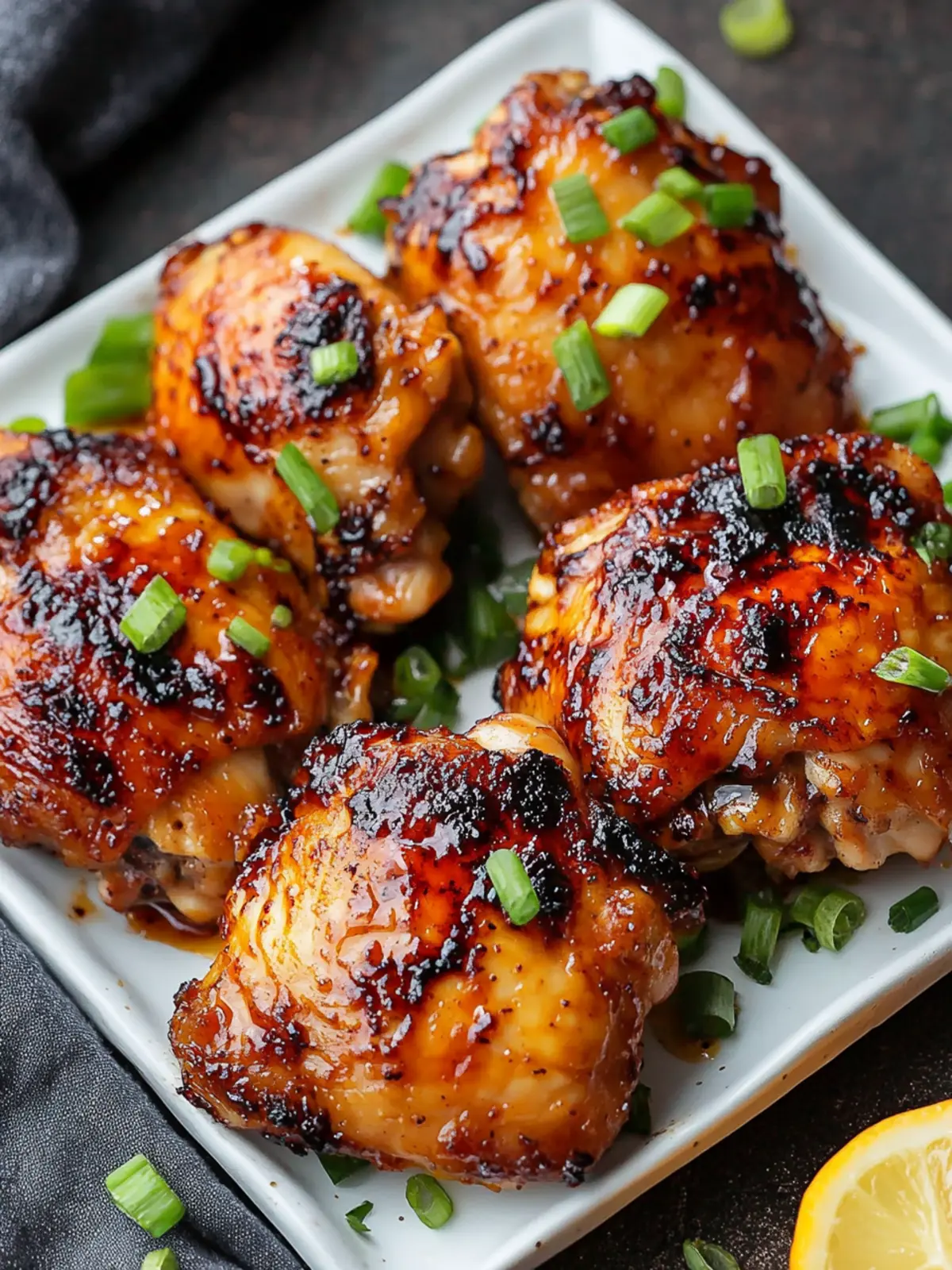 Roasted Miso Chicken Thighs