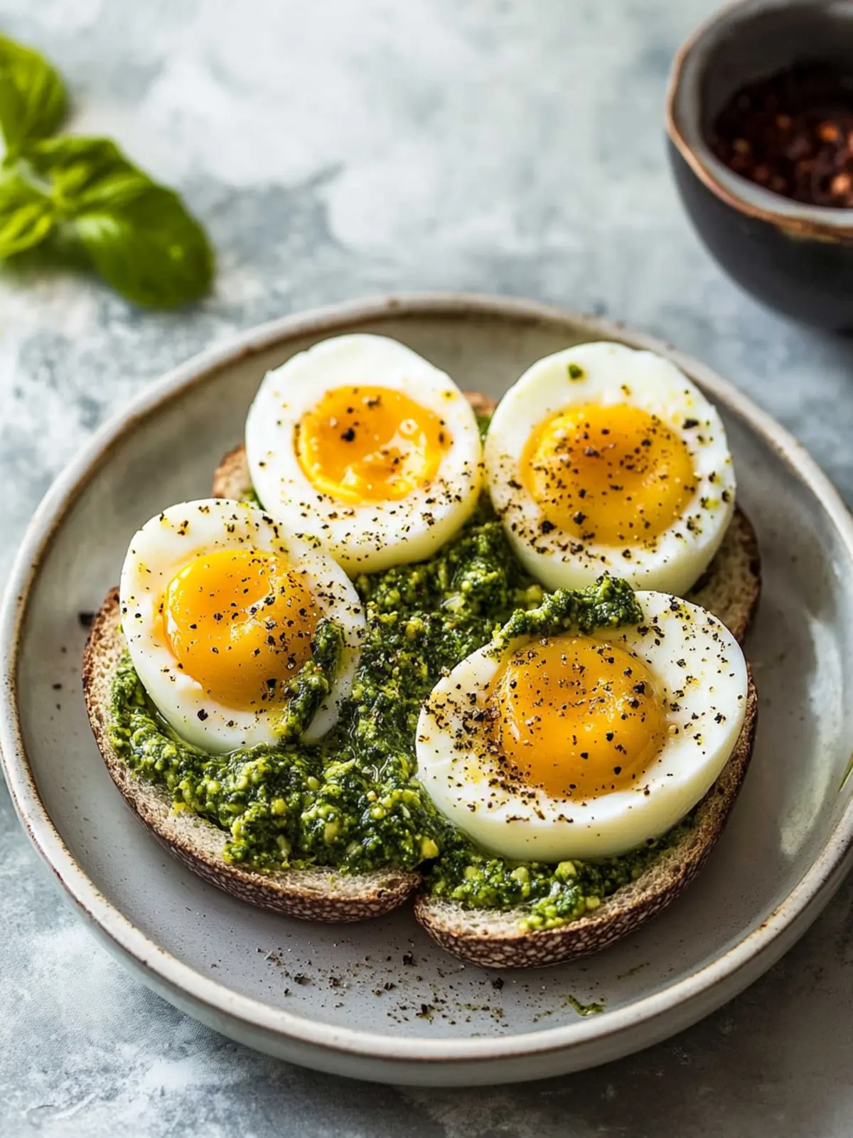Pesto Eggs