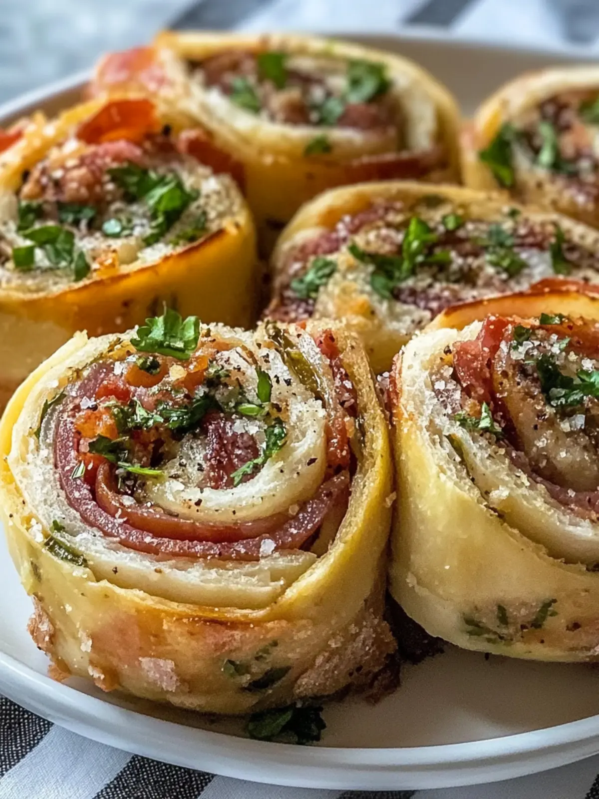 Muffuletta Pinwheels Recipe