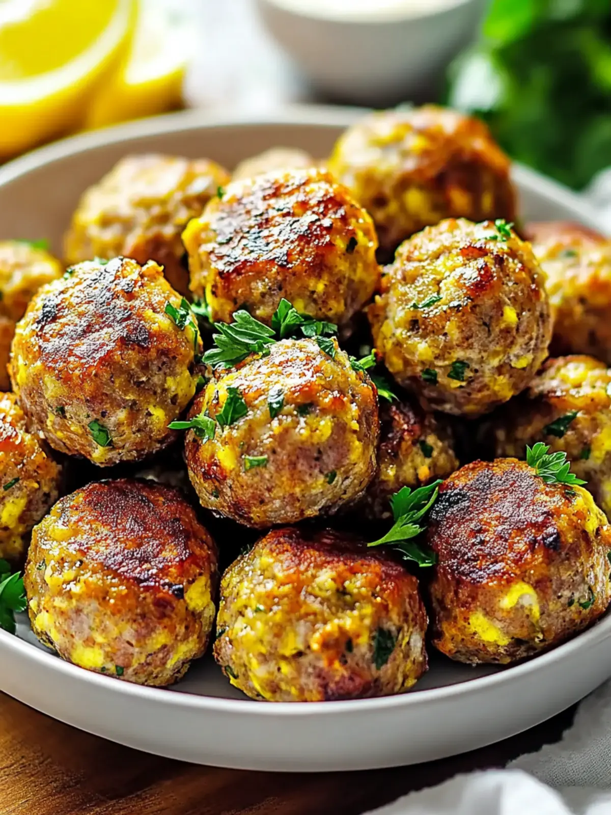 Golden-Brown Baked Sausage Balls