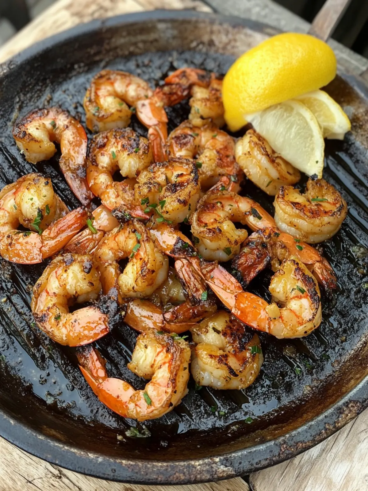 Cowboy Butter Grilled Shrimp