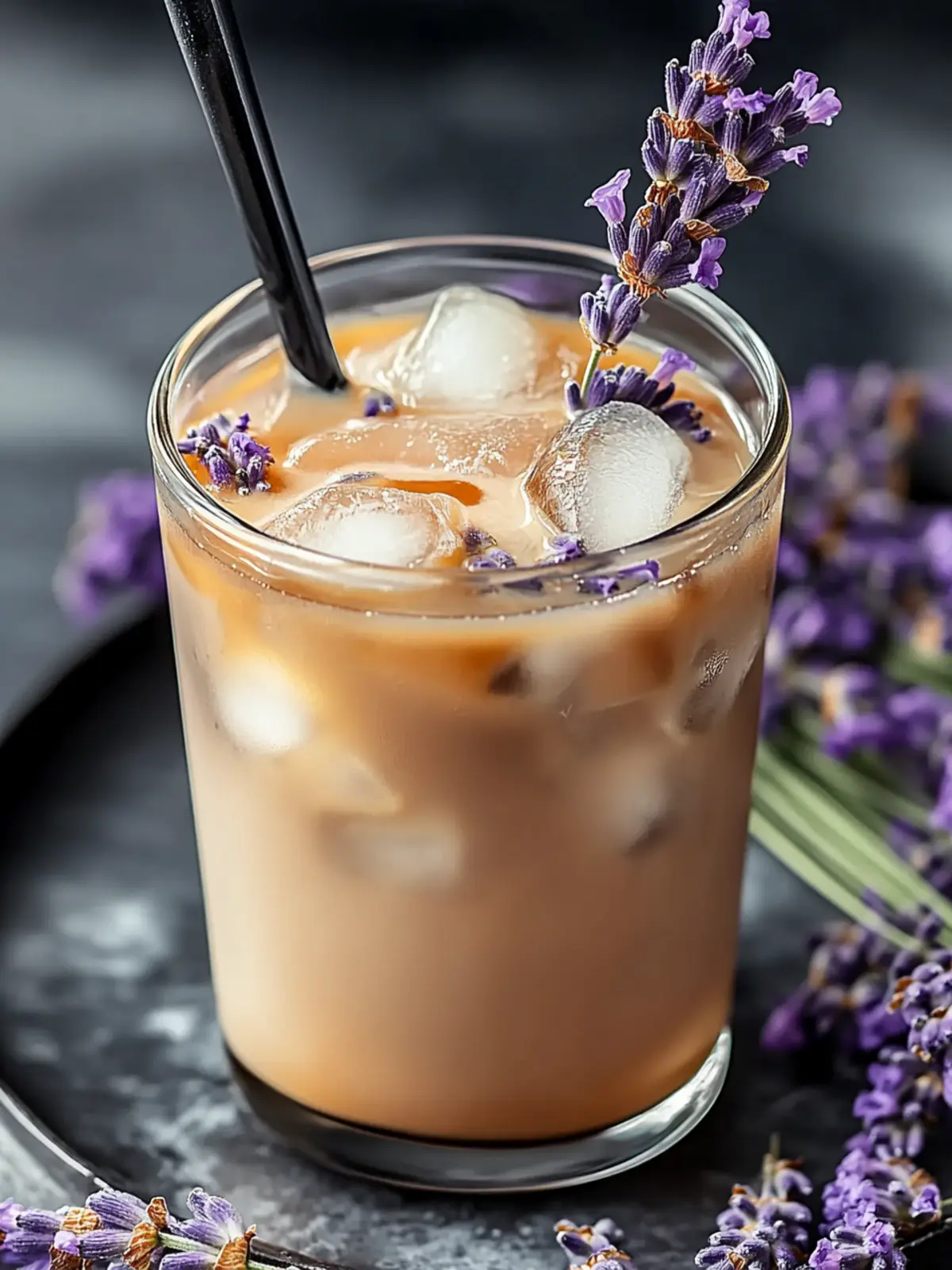 Lavender Honey Iced Coffee