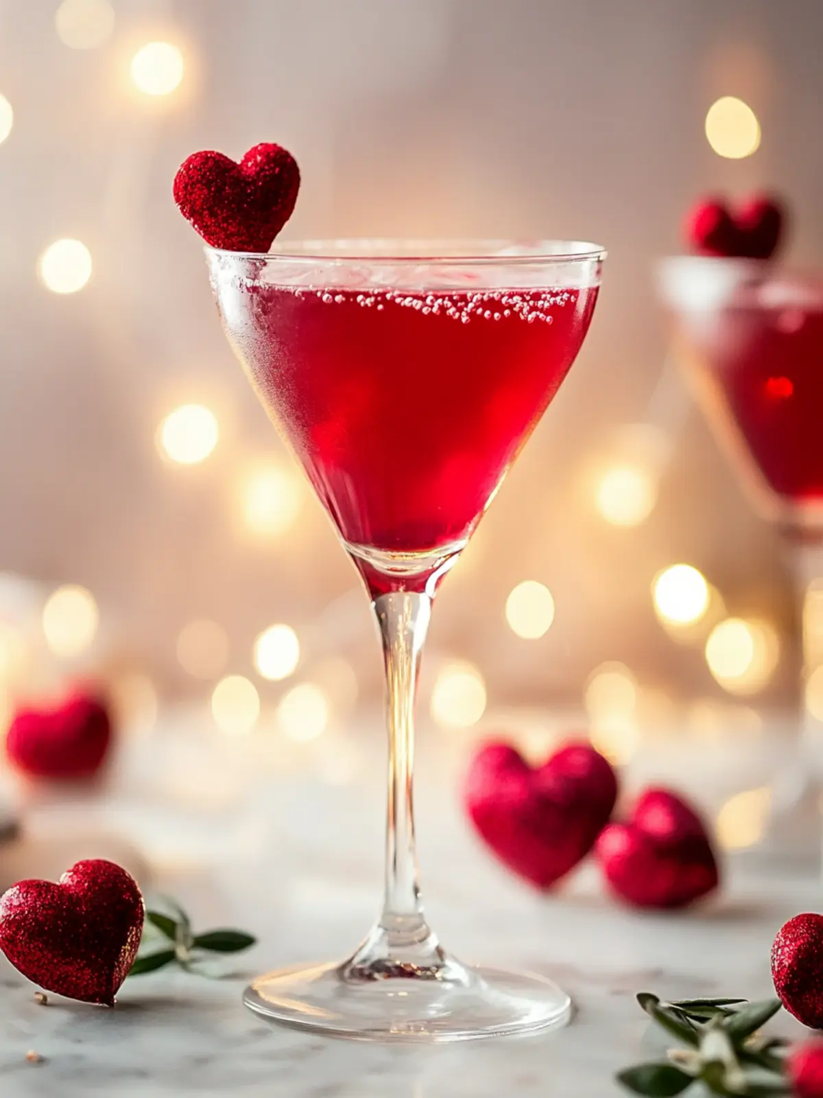 Ruby Red Valentine’s Day Cocktail