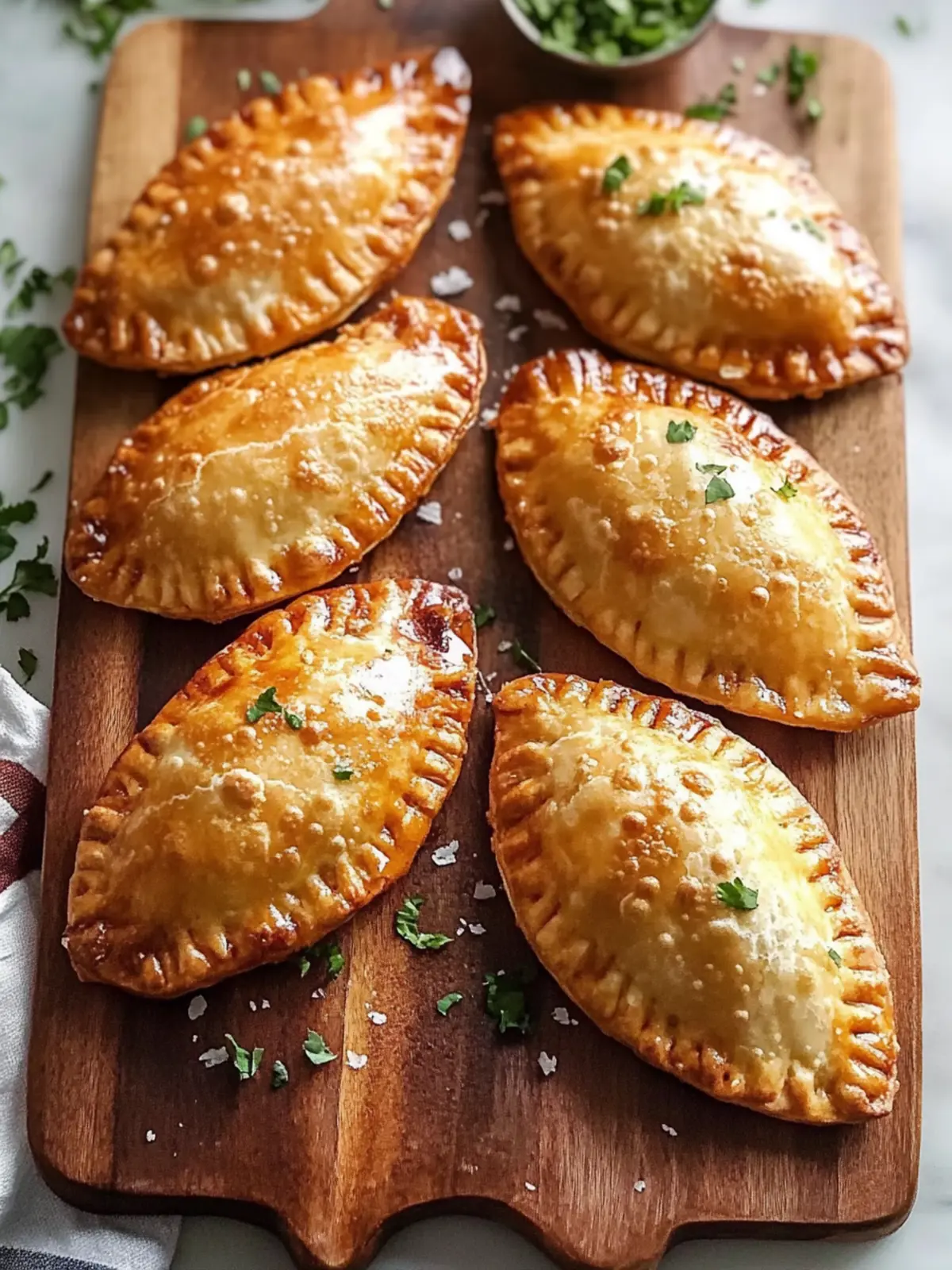 Buffalo Chicken Dip Empanadas