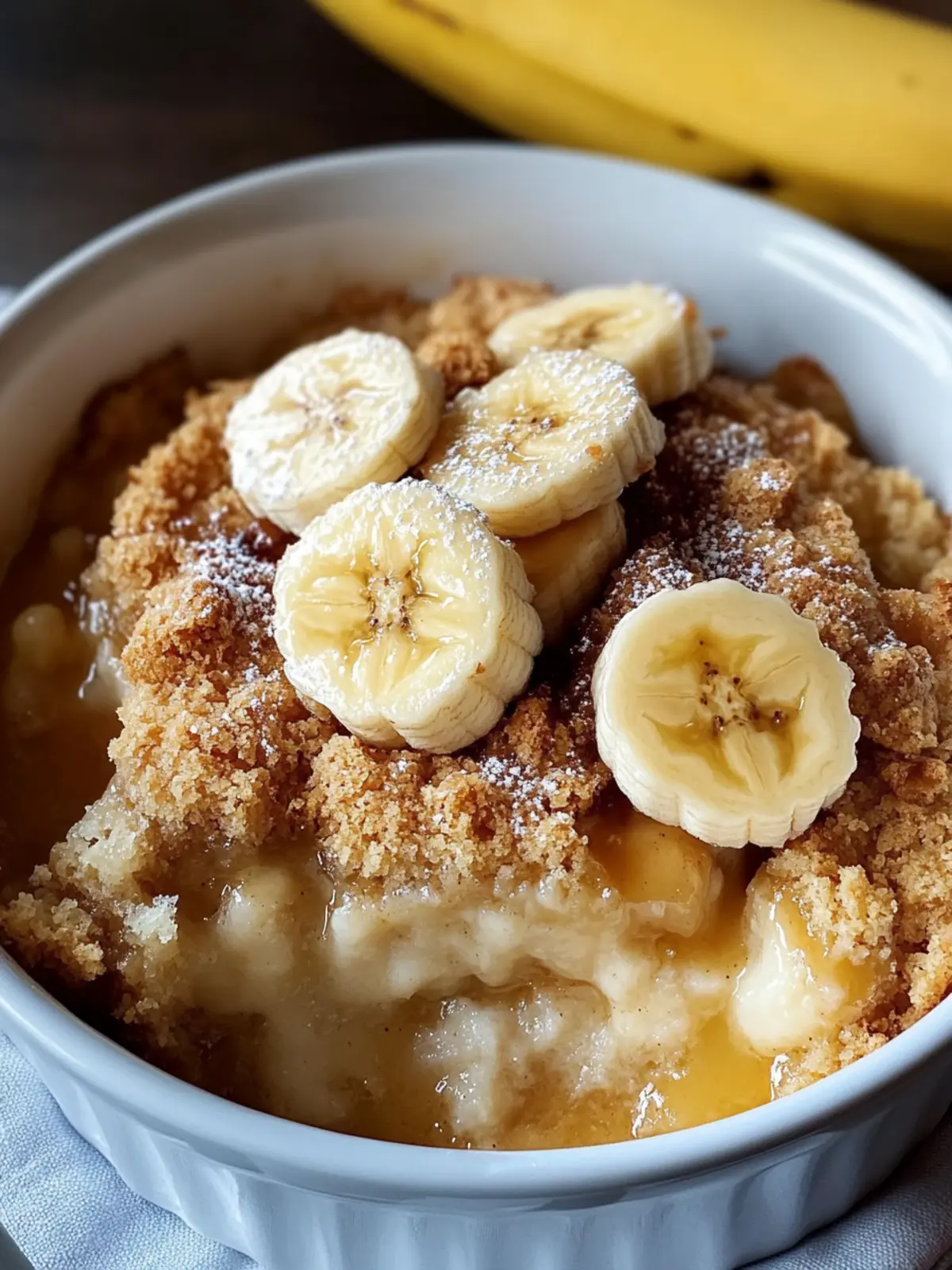 Southern Banana Cobbler