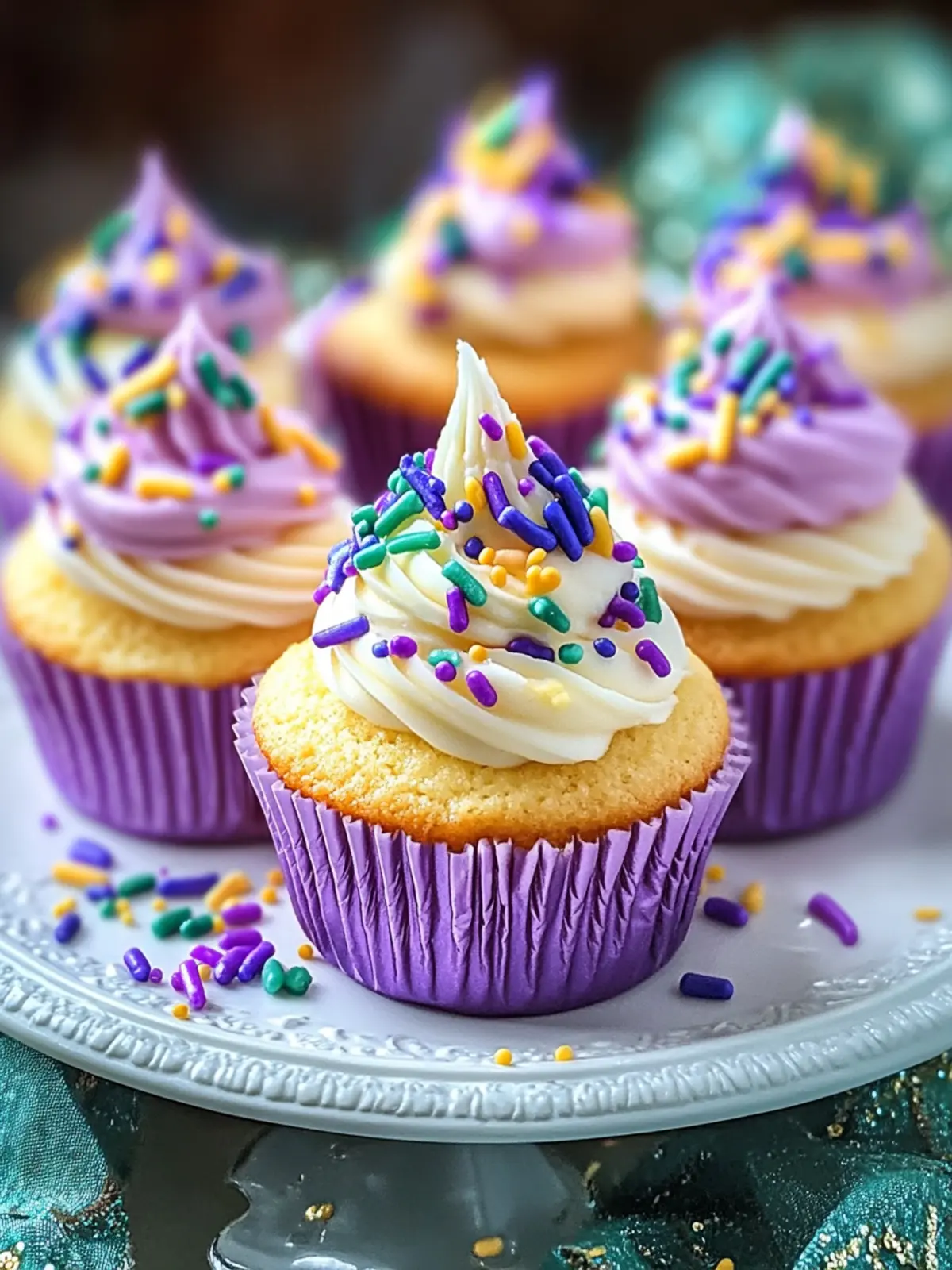 King Cake Cupcakes