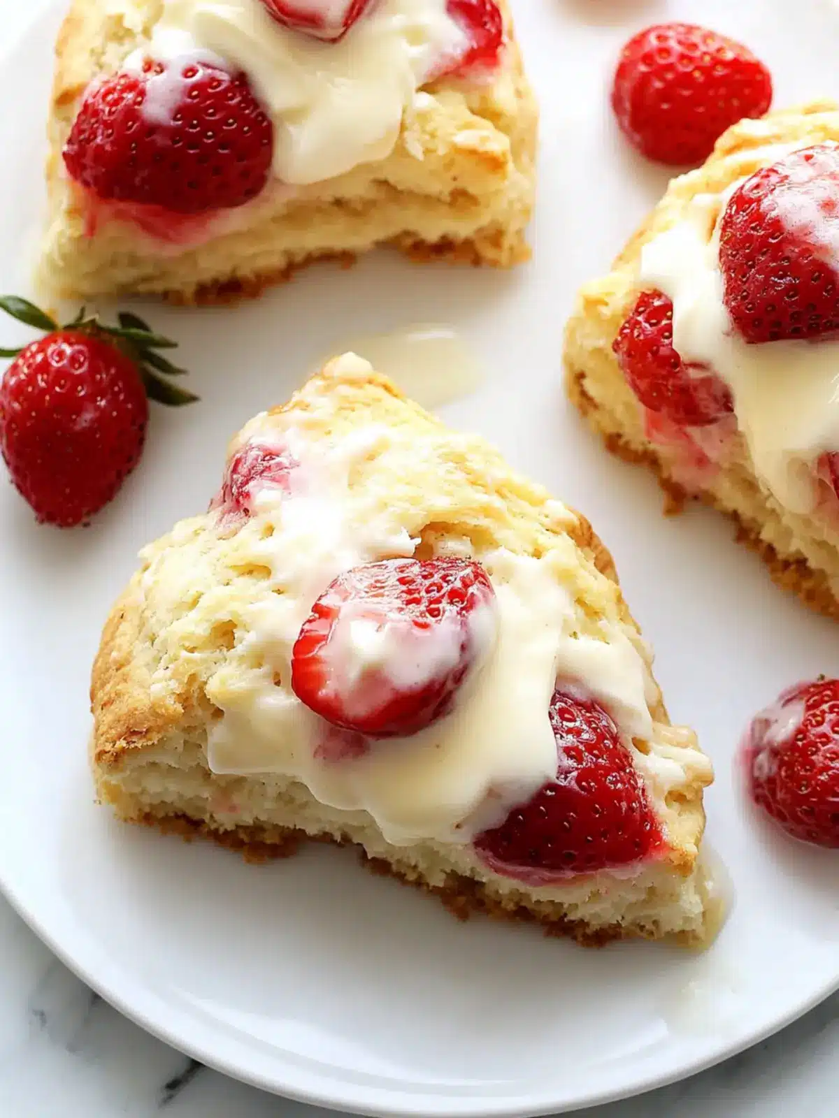 Strawberries and Cream Scones
