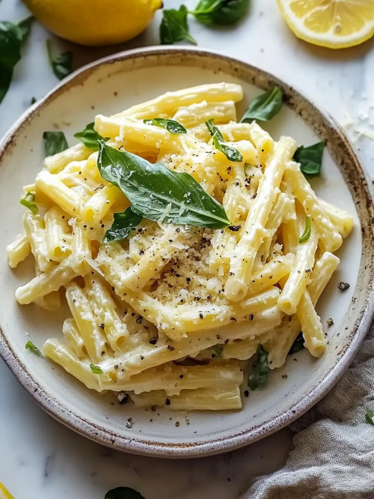 Stanley Tucci’s Creamy Lemon Ricotta Pasta
