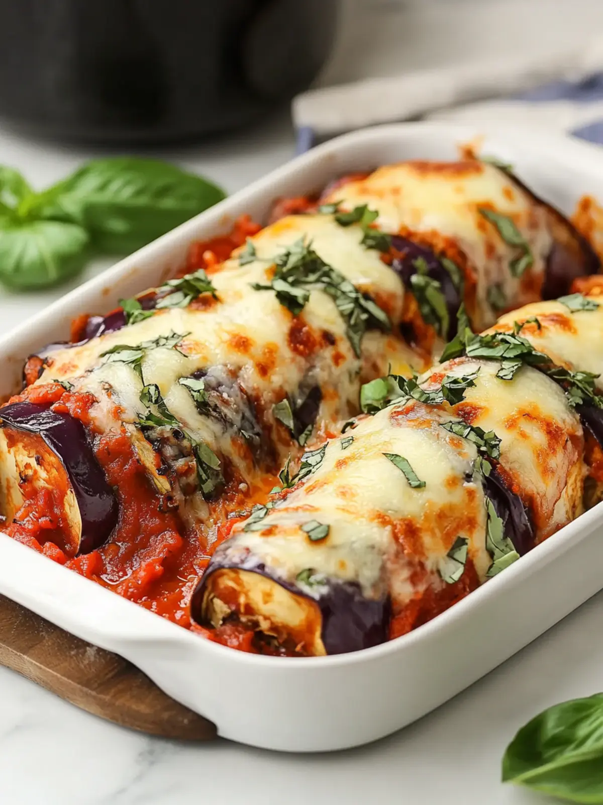 Healthy Eggplant Rollatini