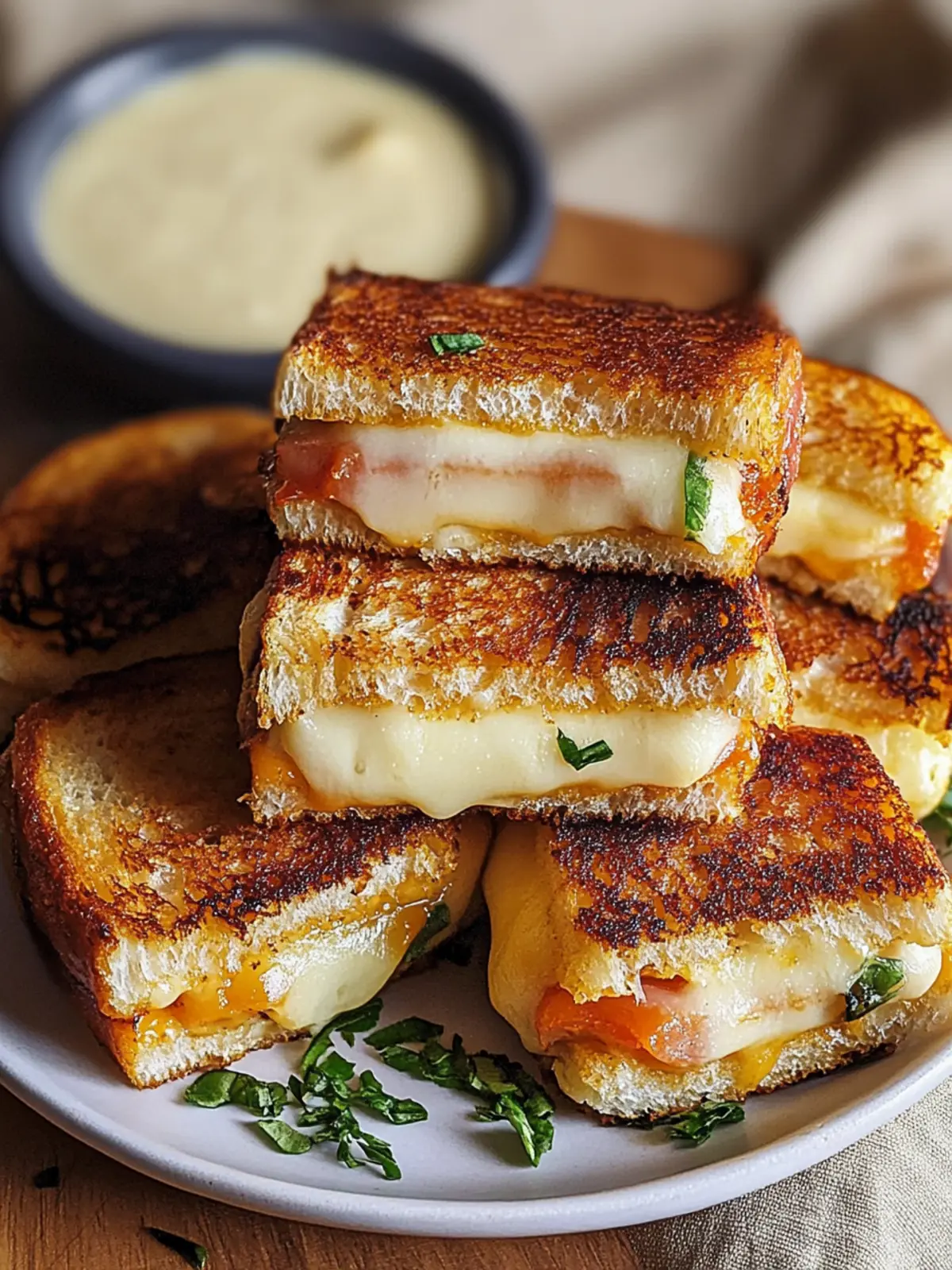 Hawaiian Roll Grilled Cheese