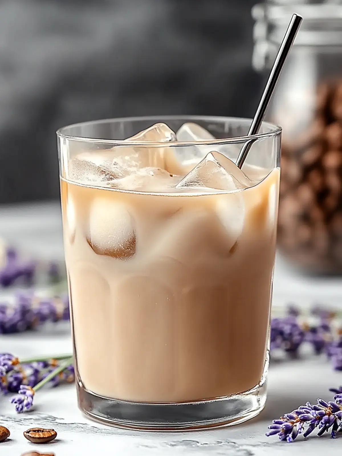 Lavender Honey Iced Coffee