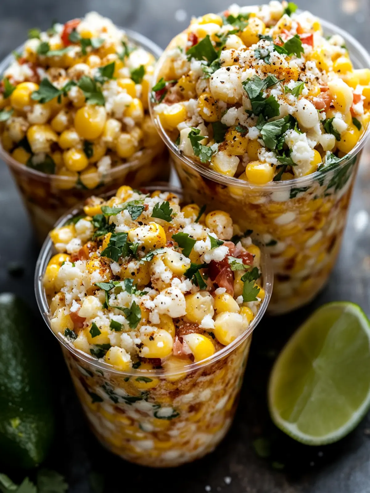 Loaded Street Corn Cups