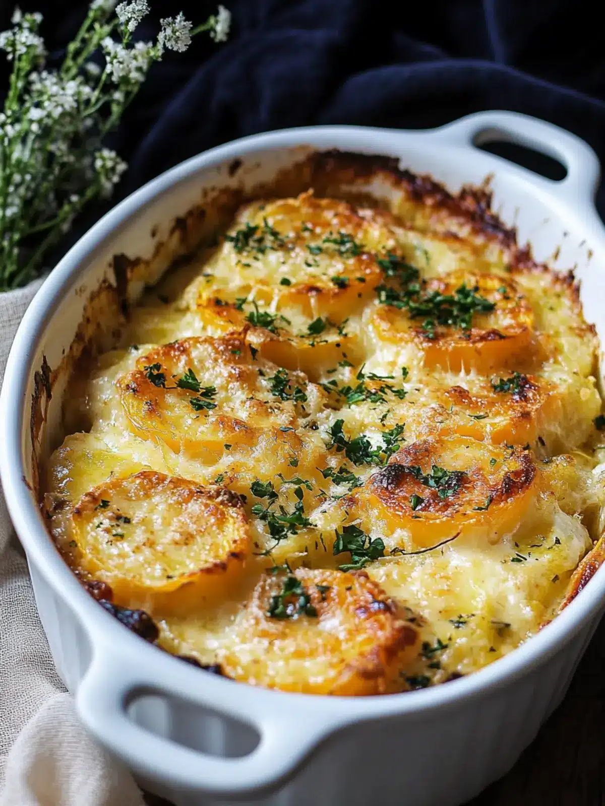Creamy Root Vegetable Gratin