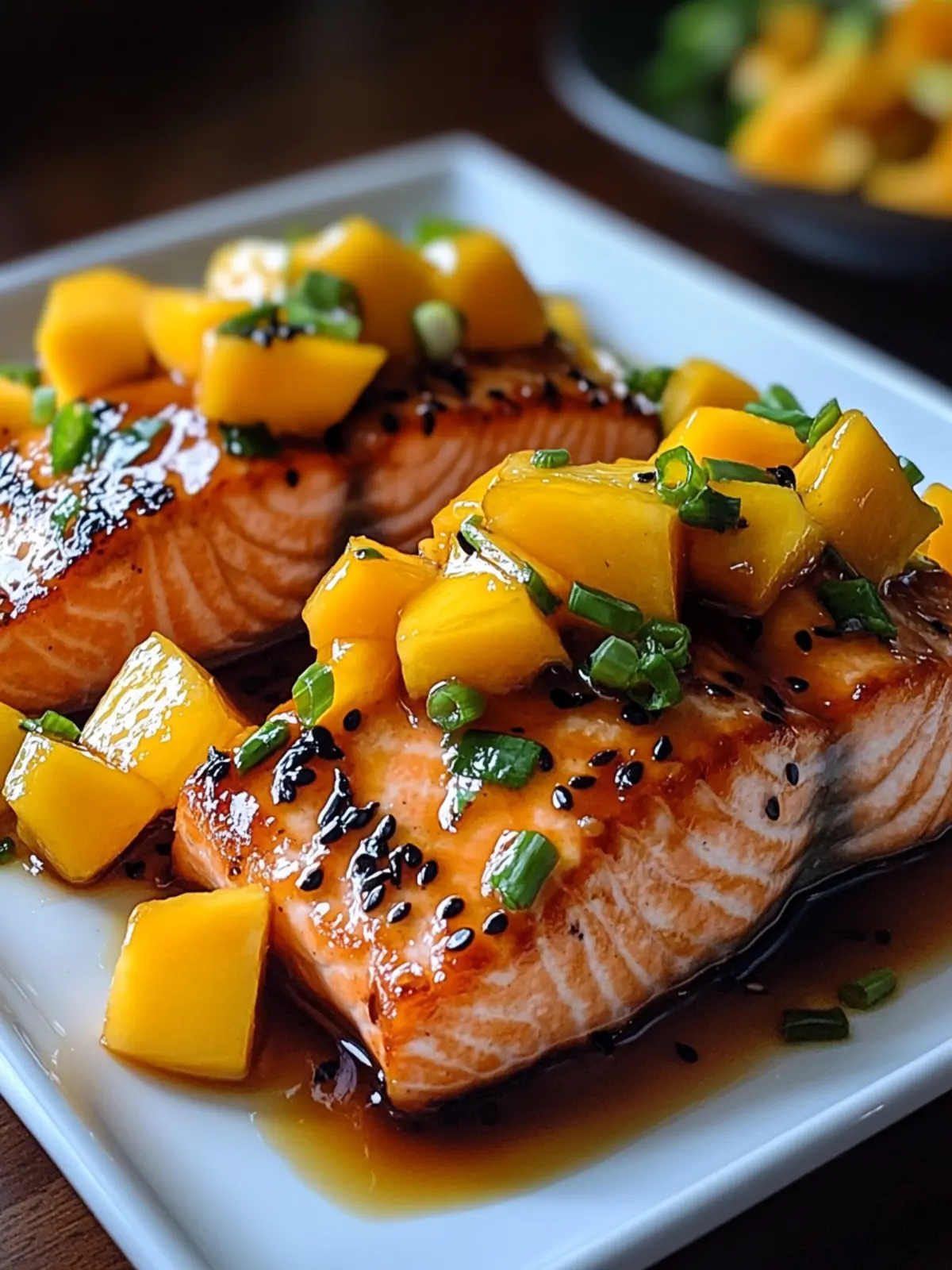 Mango Teriyaki Salmon