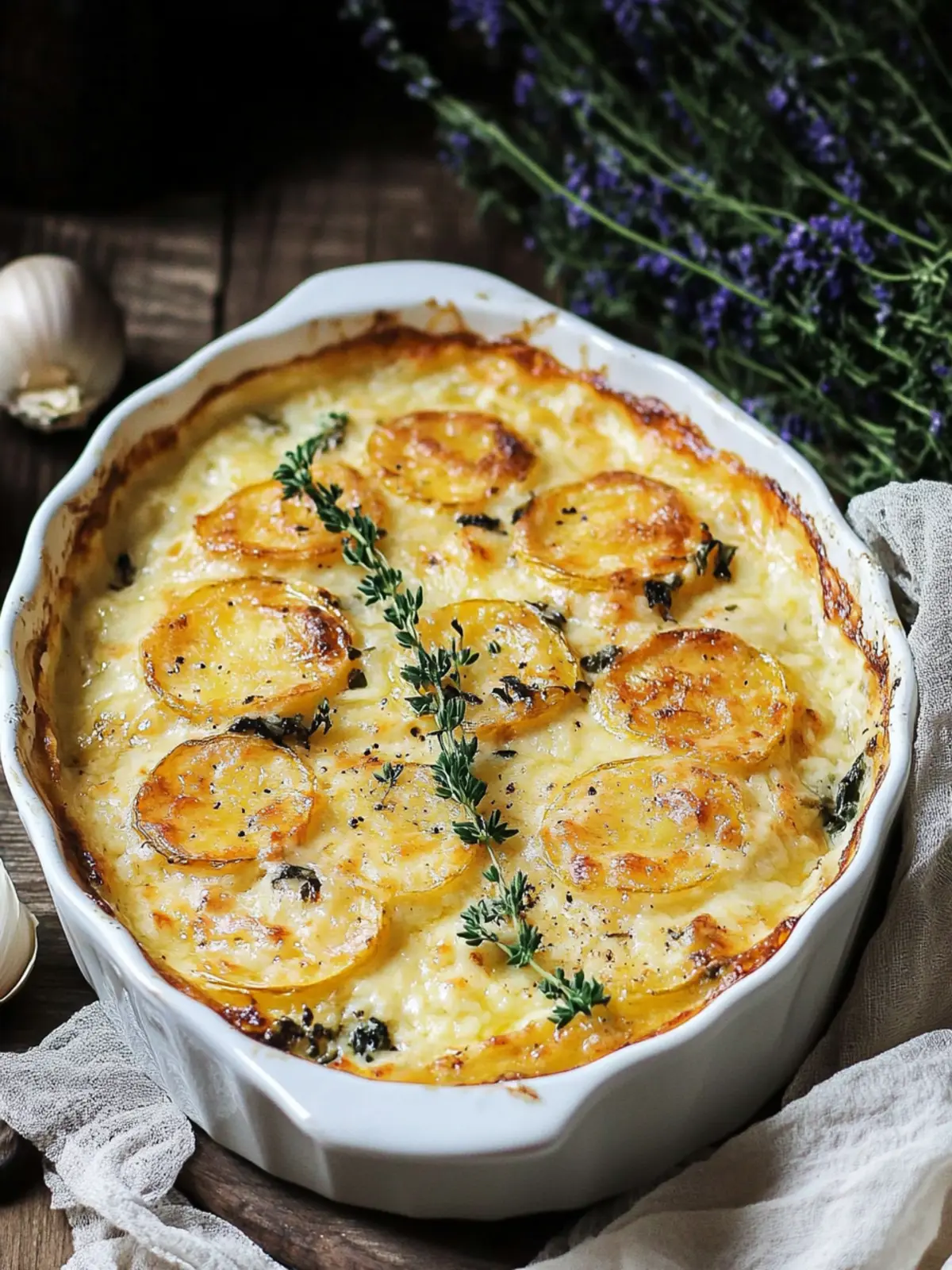 Creamy Root Vegetable Gratin