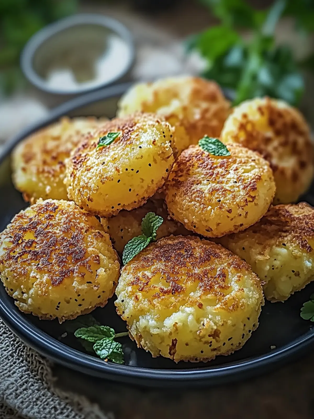 Golden Crunchy Potato Maakoudas
