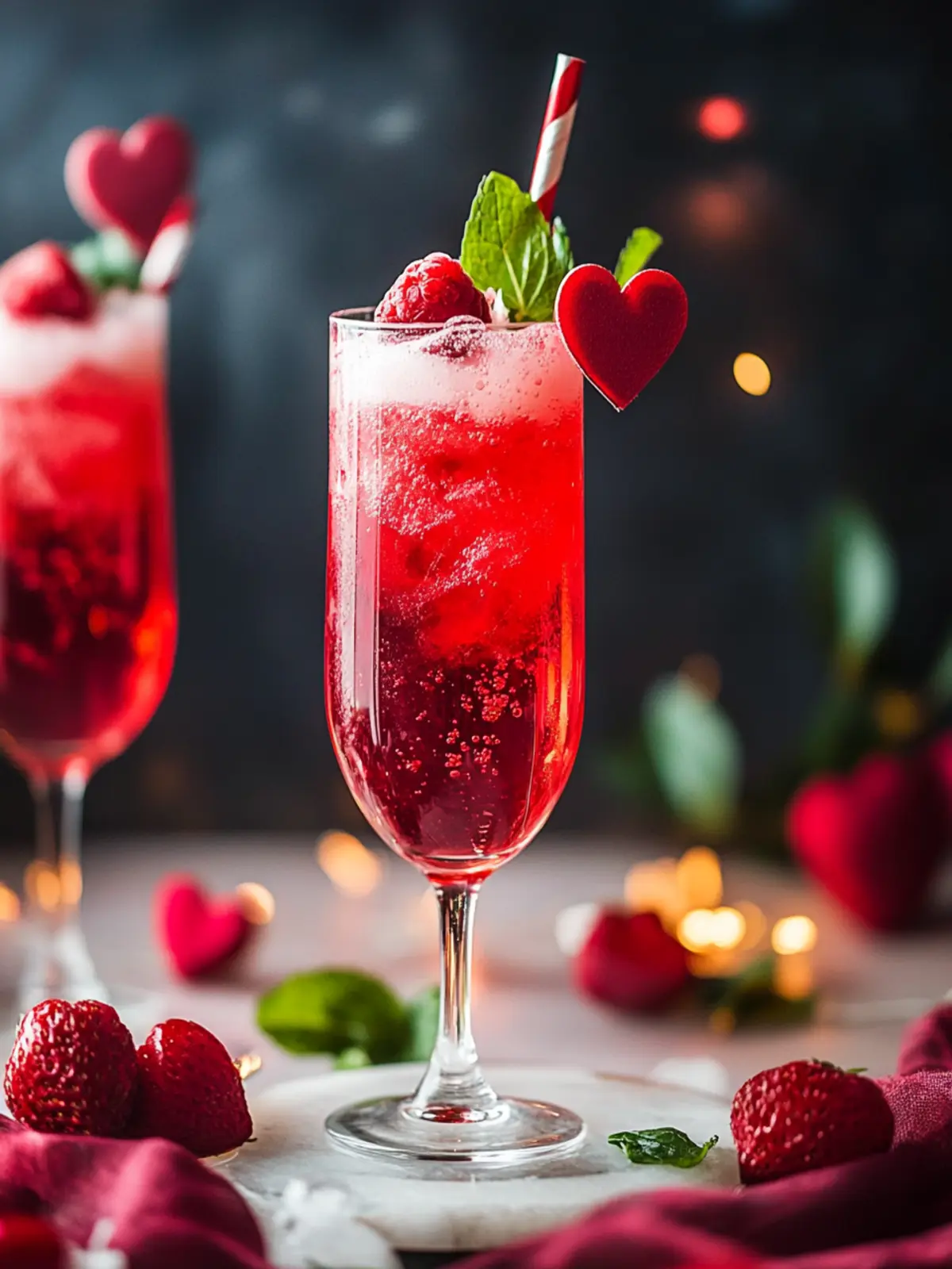 Ruby Red Valentine’s Day Cocktail
