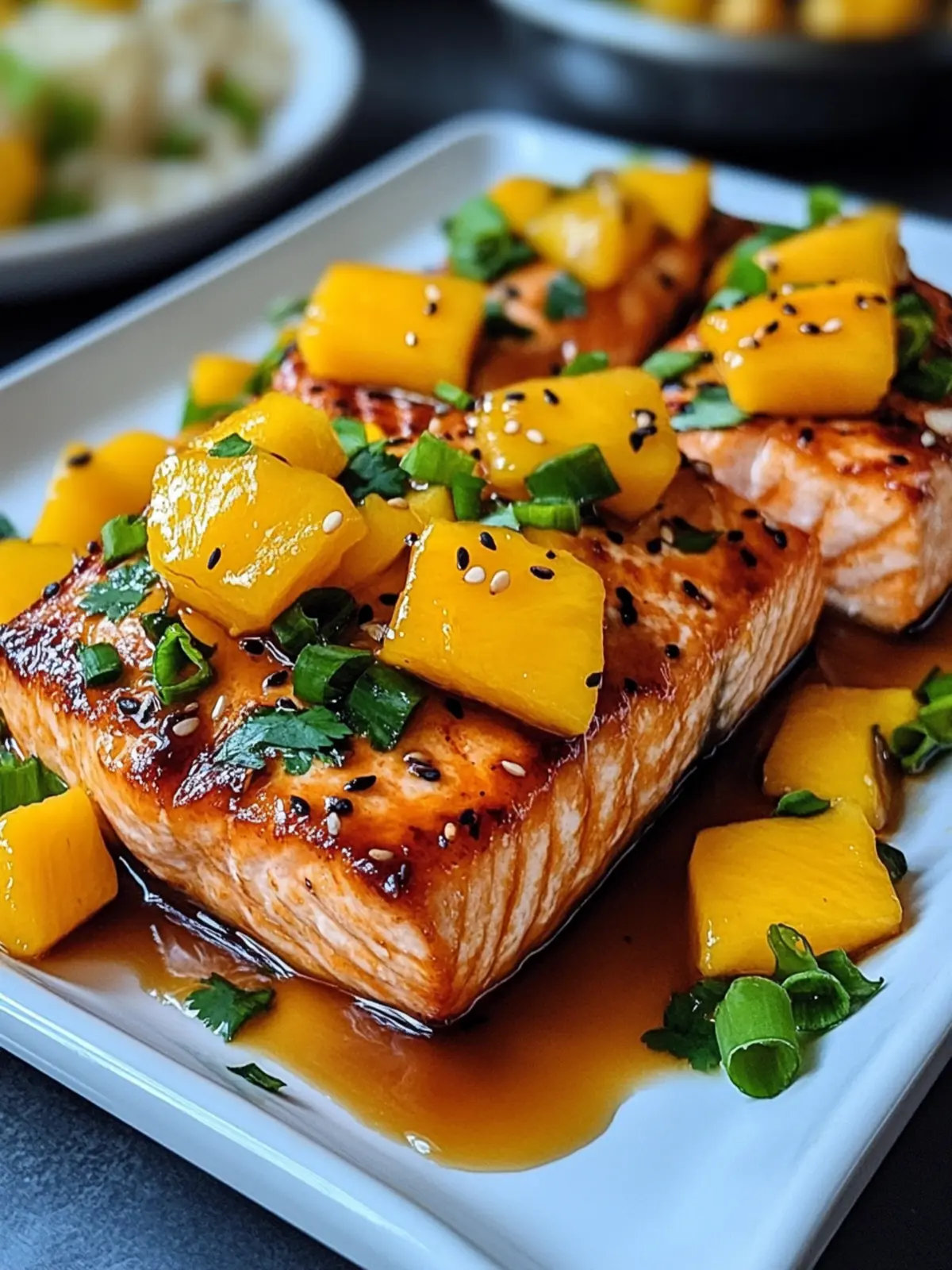 Mango Teriyaki Salmon