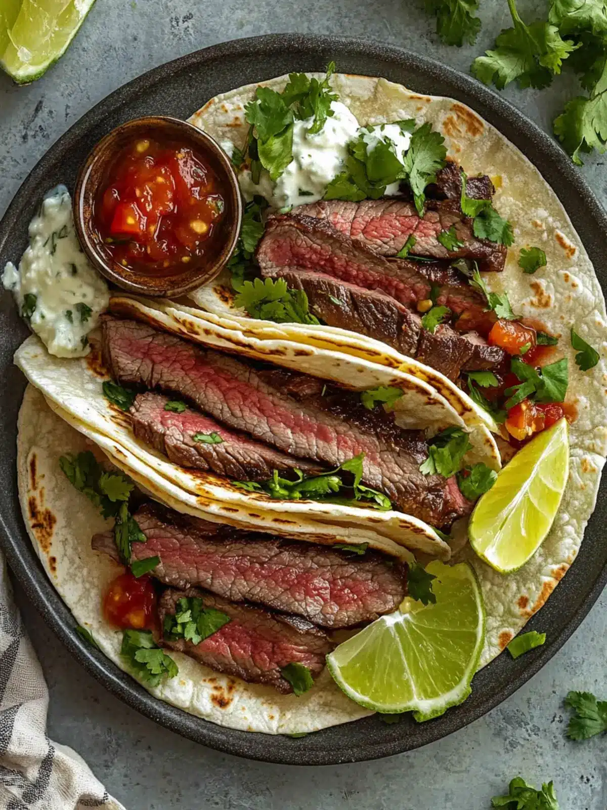 Skirt Steak Tacos