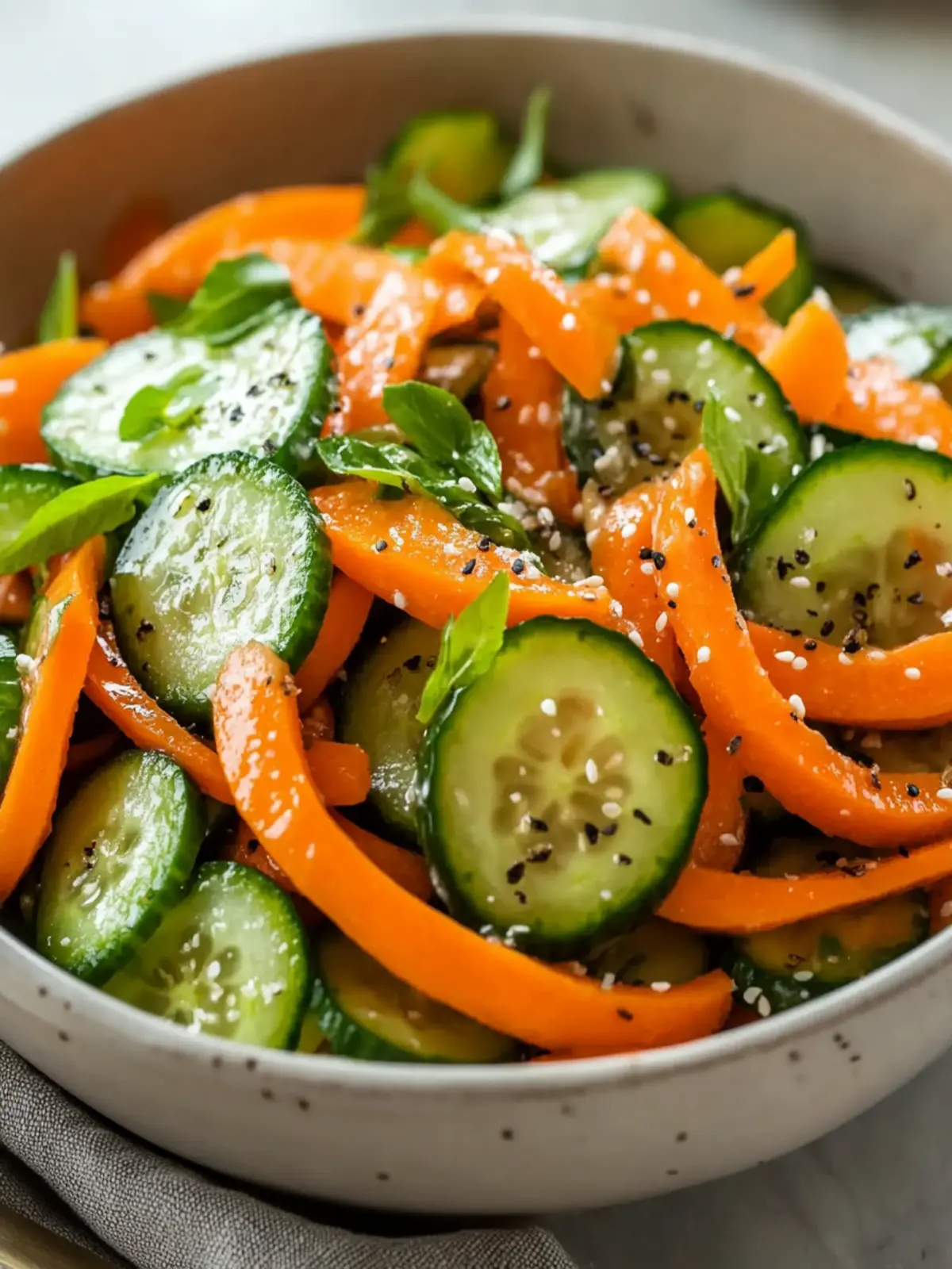 Cucumber Carrot Salad