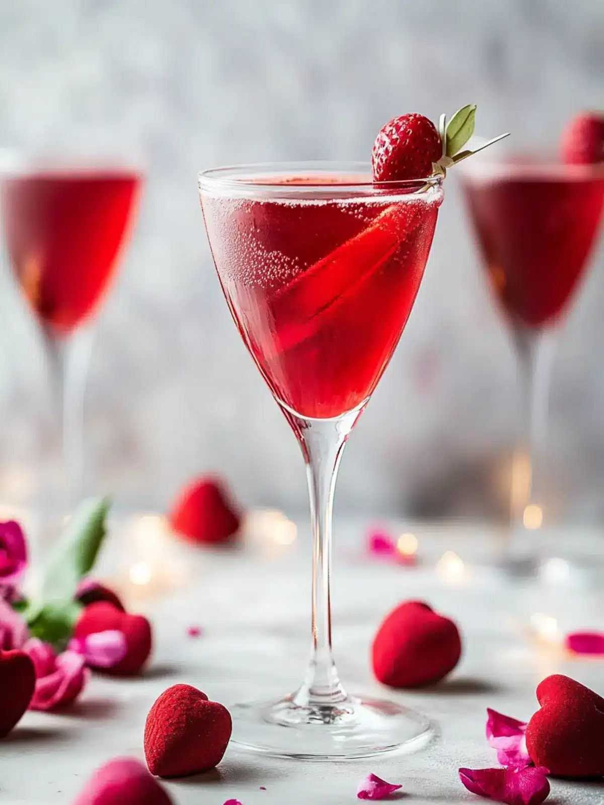 Ruby Red Valentine’s Day Cocktail