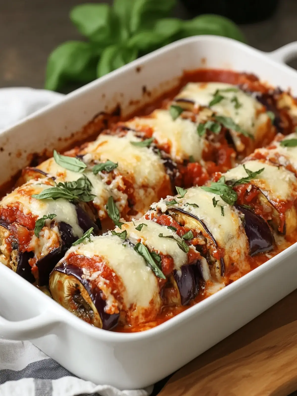 Healthy Eggplant Rollatini