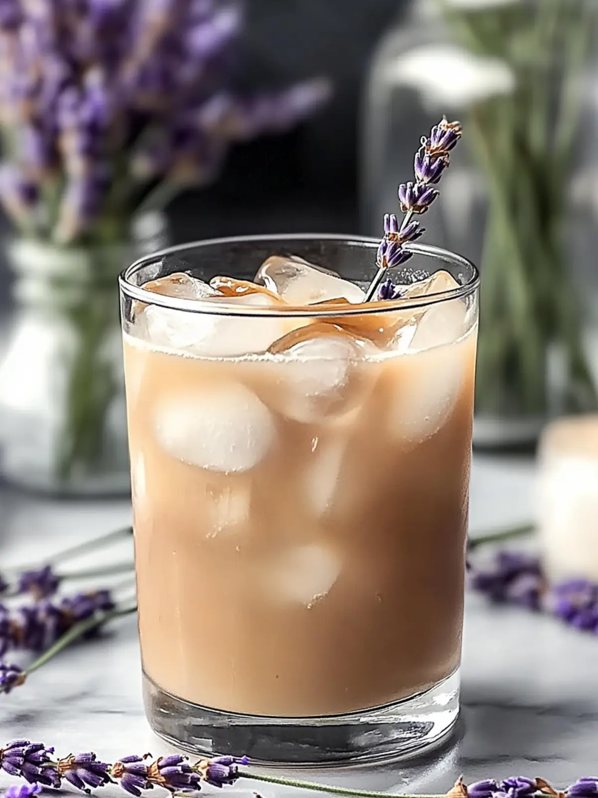 Lavender Honey Iced Coffee
