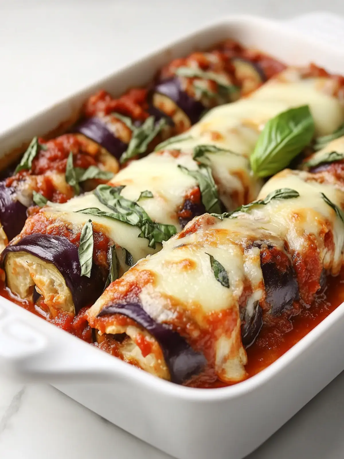 Healthy Eggplant Rollatini