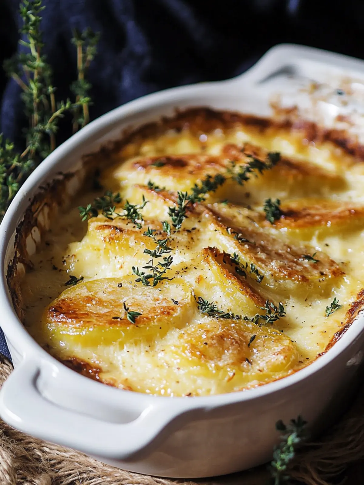 Creamy Root Vegetable Gratin