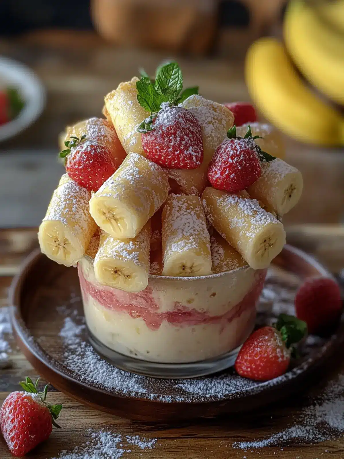 Strawberry Banana Pudding