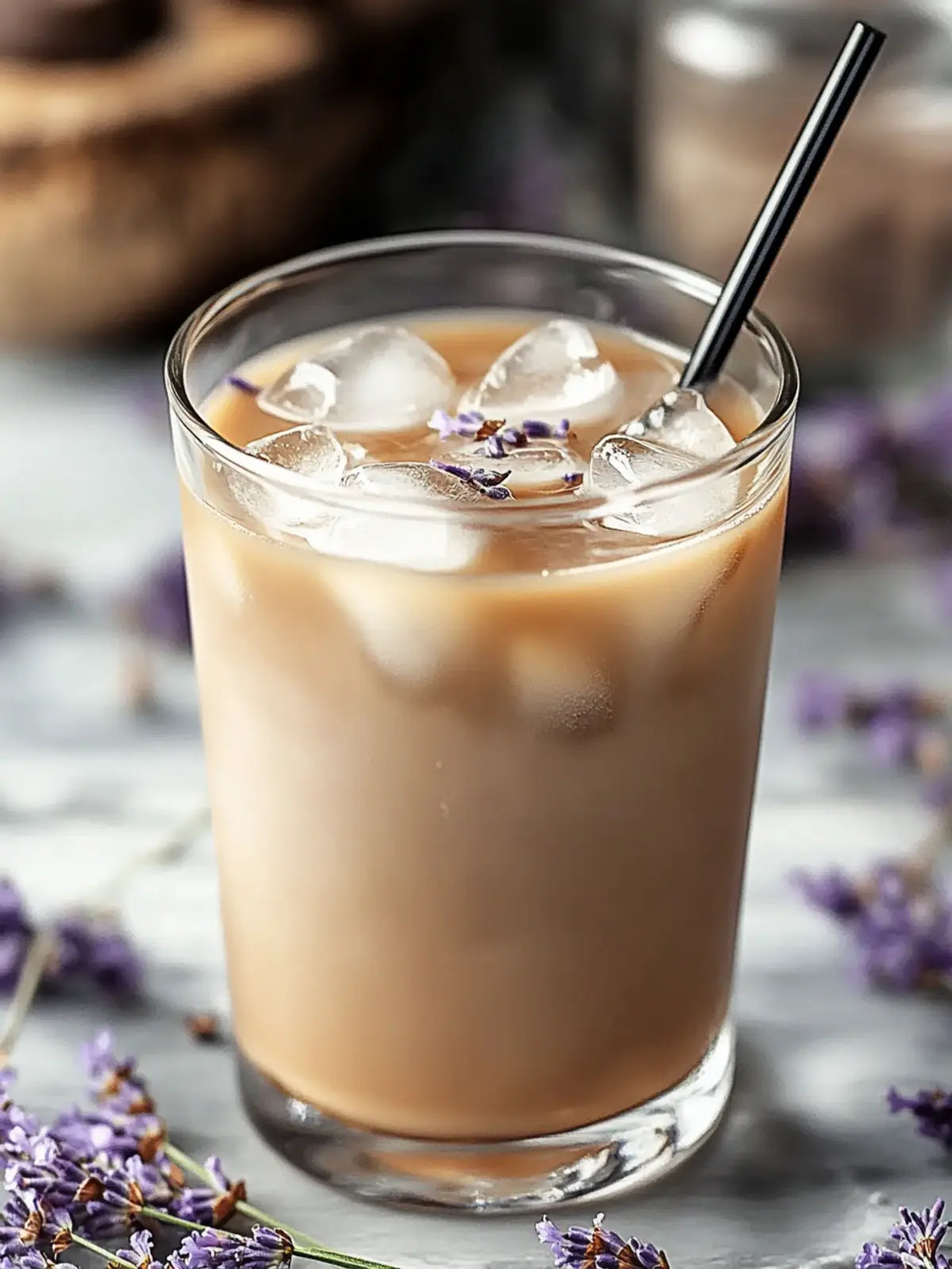 Lavender Honey Iced Coffee