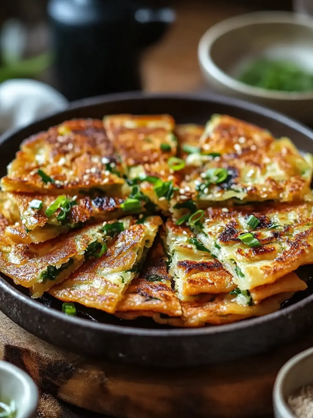 Korean Pancakes (Pajeon)