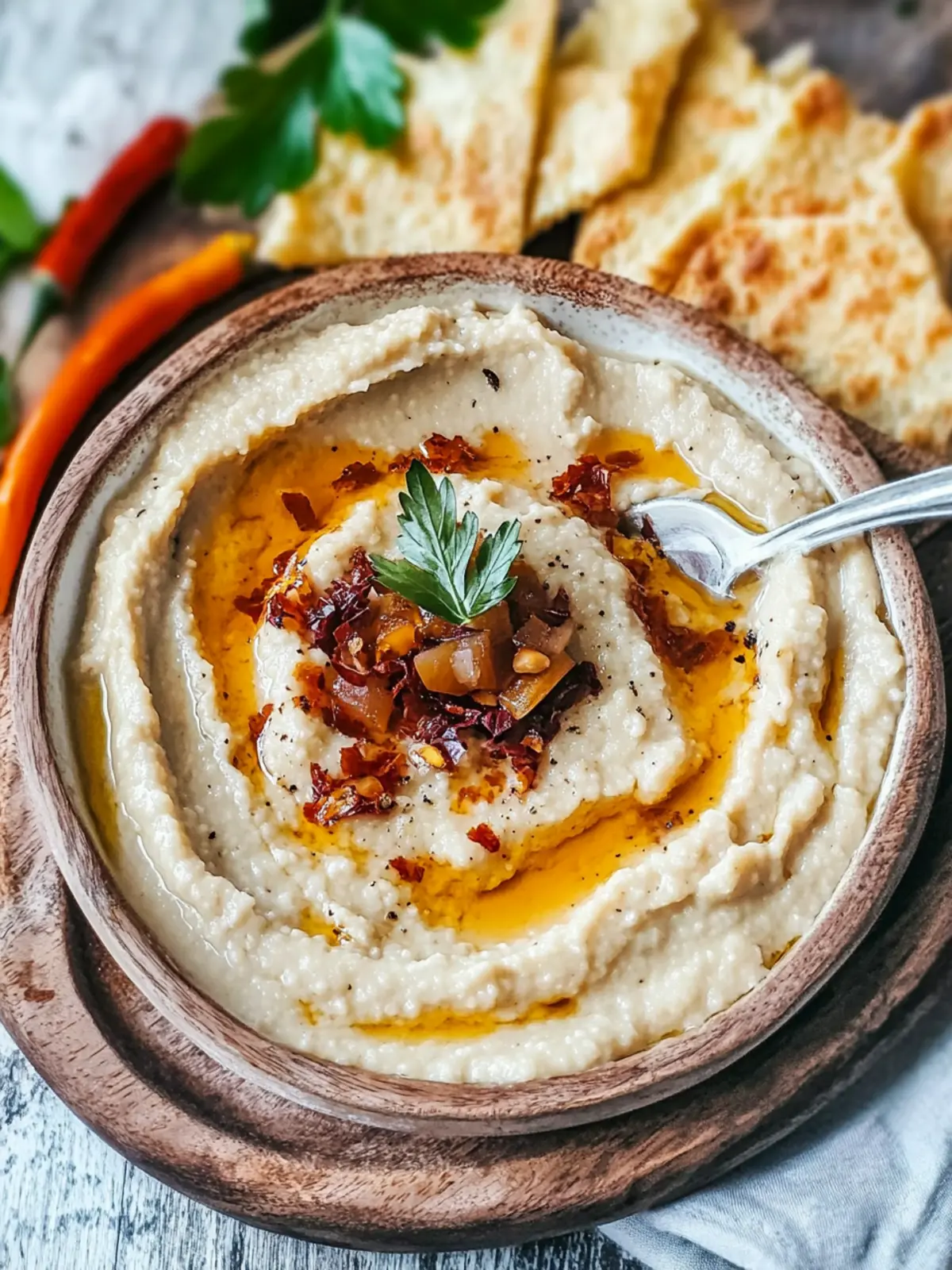 Silky Romanian White Bean Dip