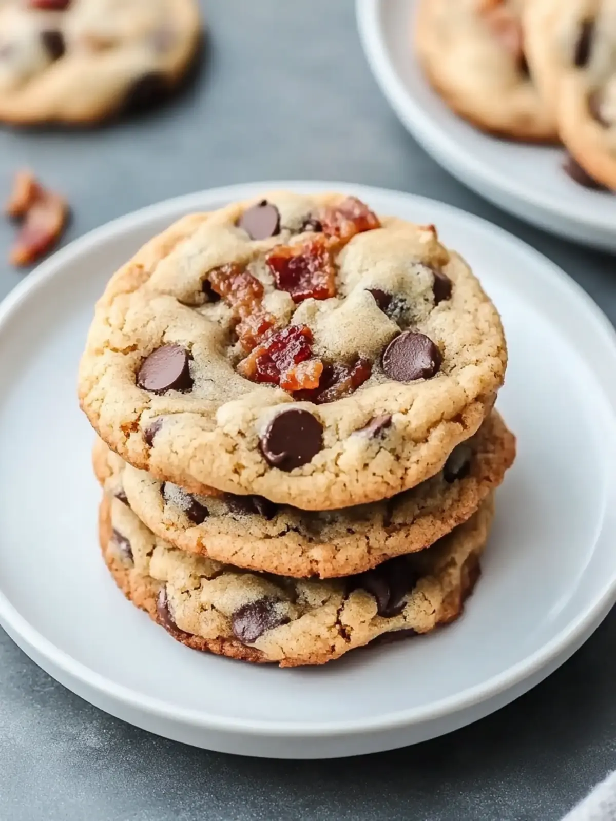 Maple Bacon Chocolate Chip Cookies