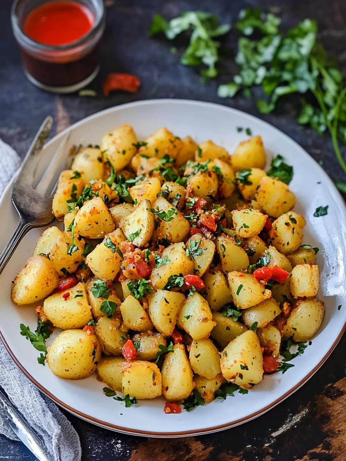 Lebanese Spicy Potatoes