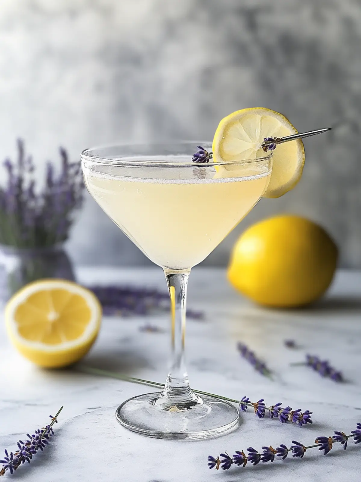 Lavender Lemon Drop Martini