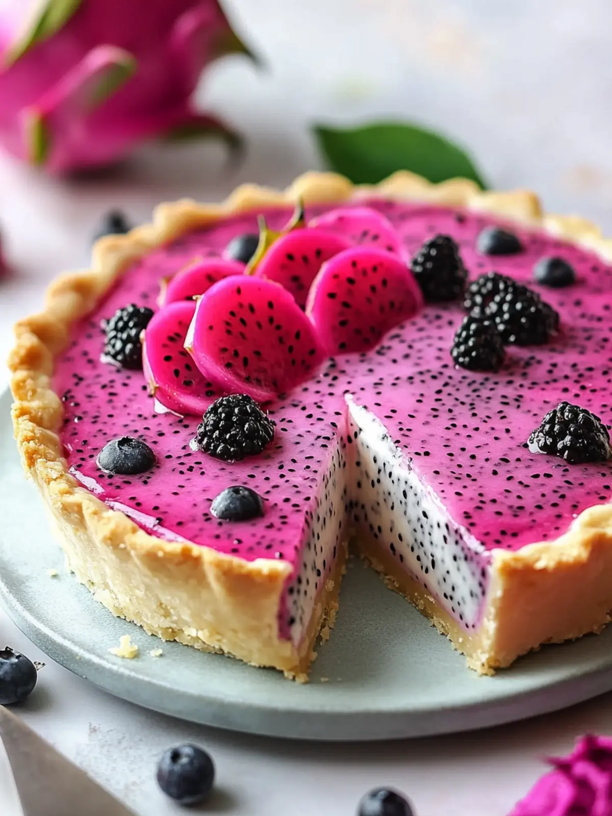 Delicious Dragon Fruit Cream Pie That Will Wow Your Guests - Quickest ...