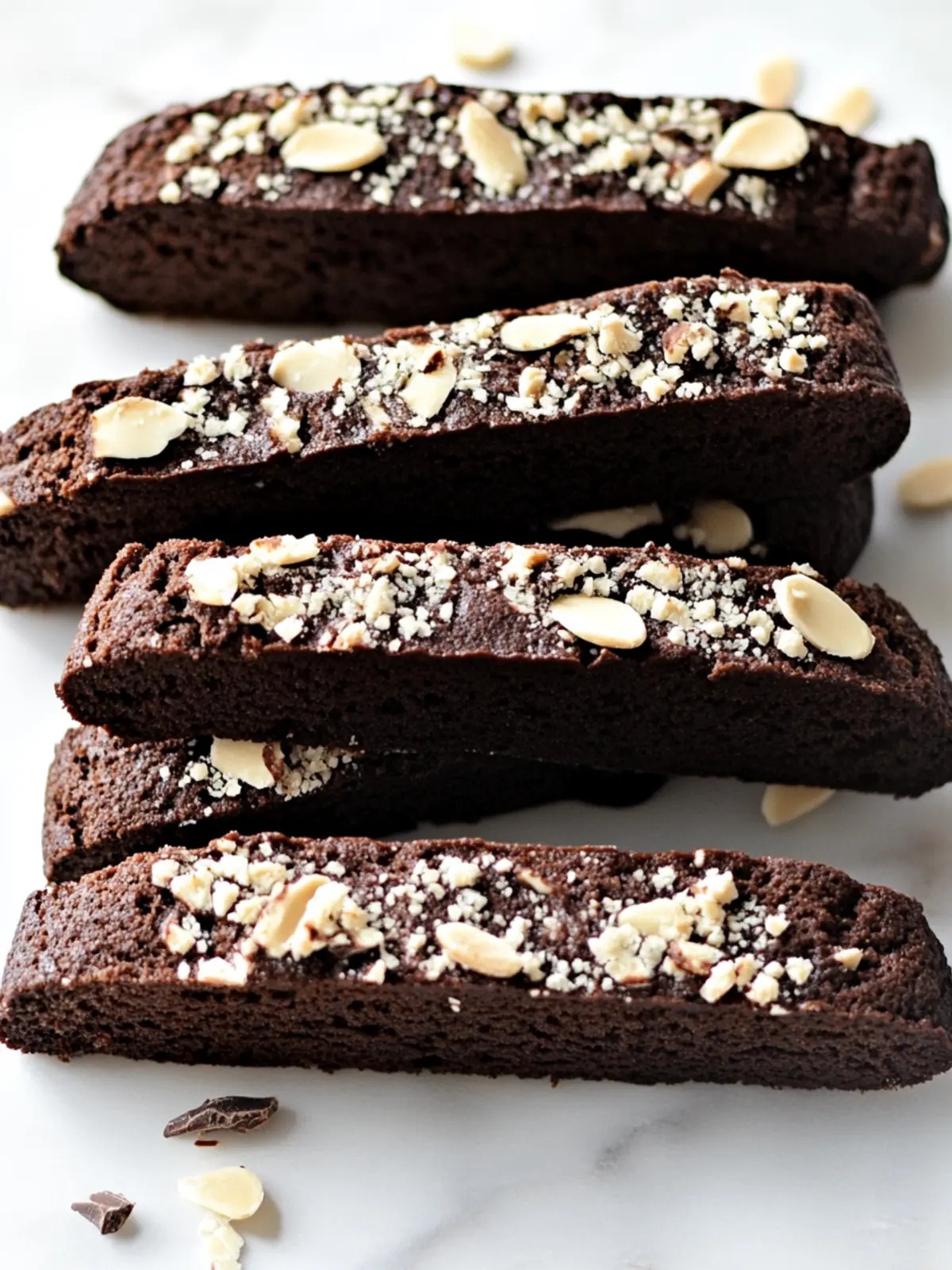 Double Chocolate Passover Biscotti