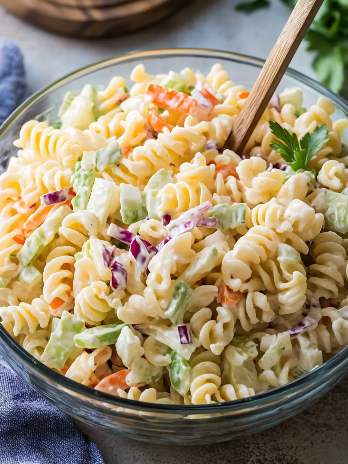Coleslaw Pasta Salad
