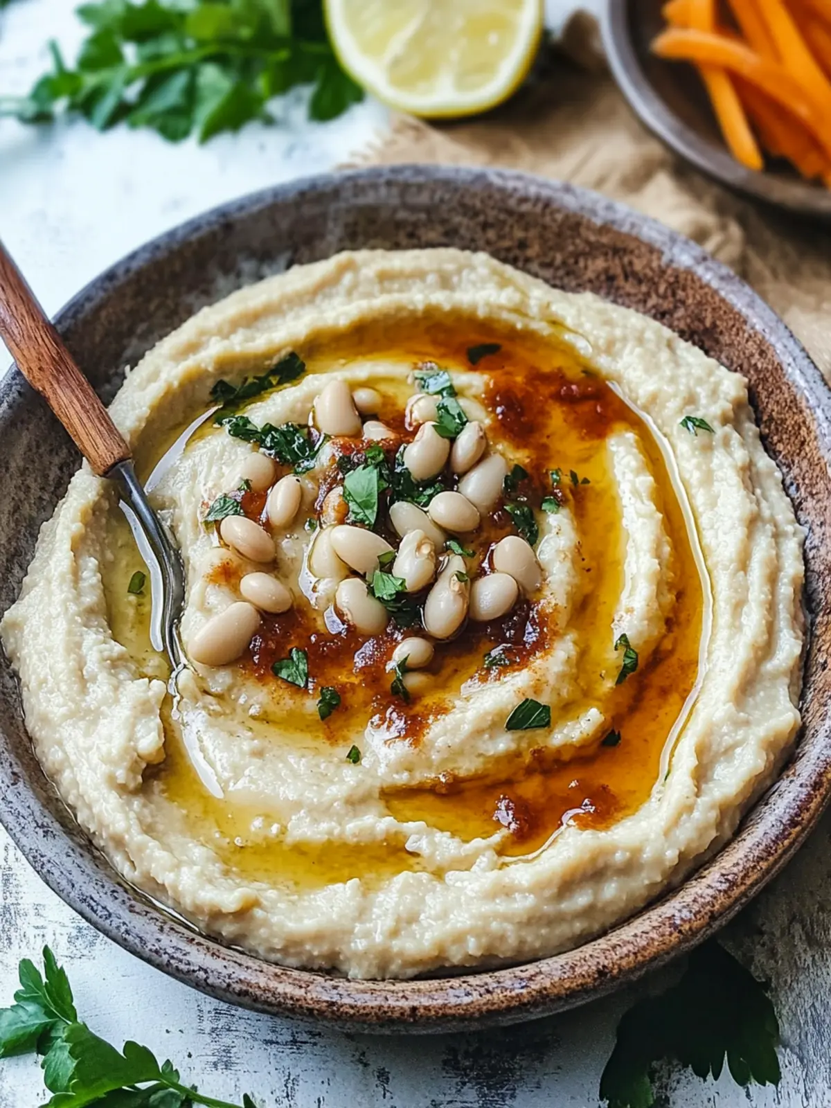 Silky Romanian White Bean Dip
