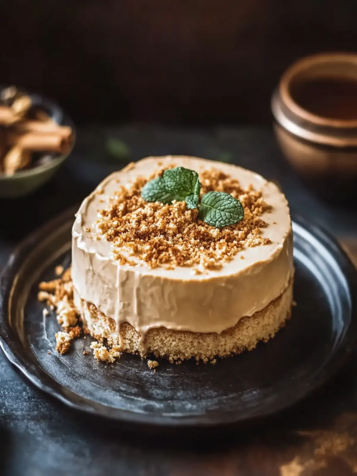 Masala Chai Milk Cake
