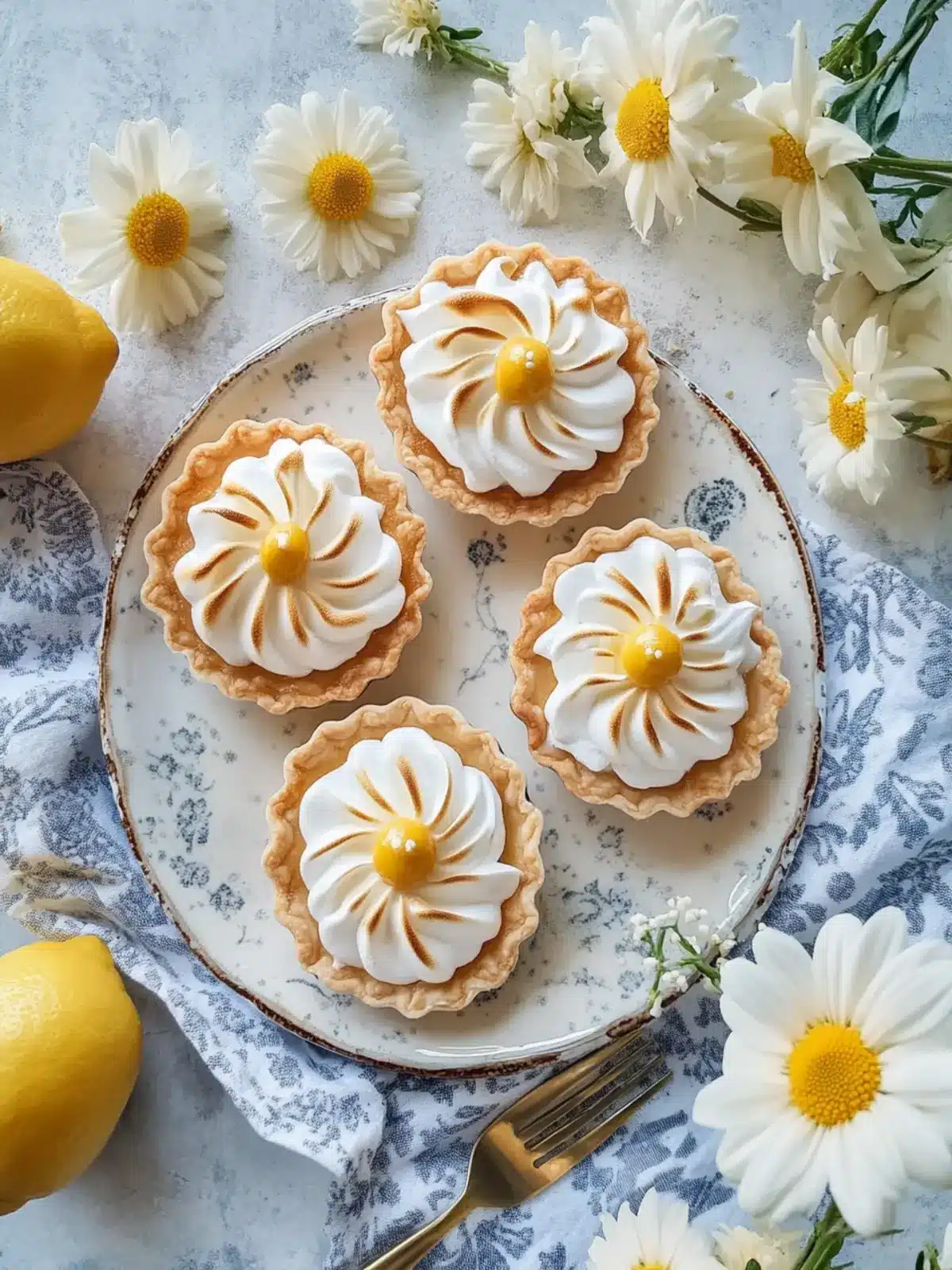 Daisy Lemon Meringue Pies