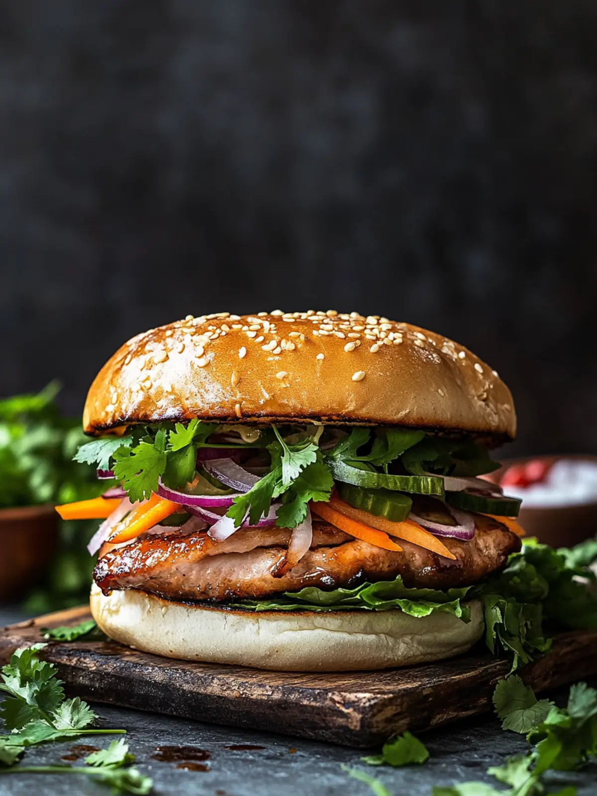 Pork Banh Mi Burger