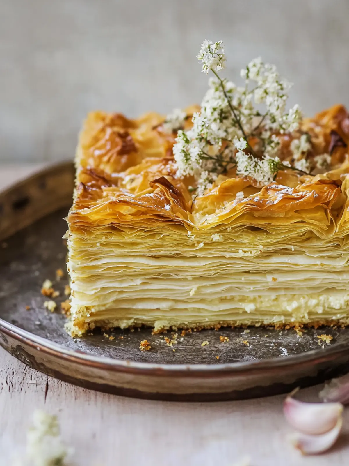 Phyllo Crinkle Cake